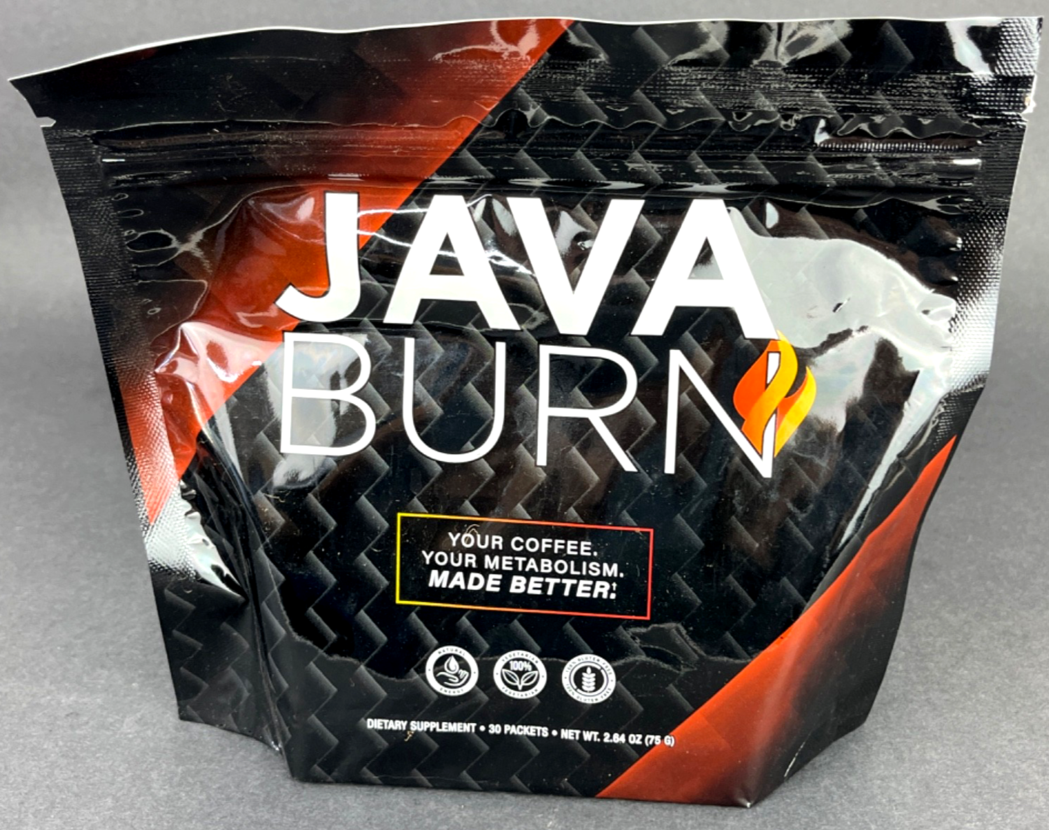 coffee java burn bag